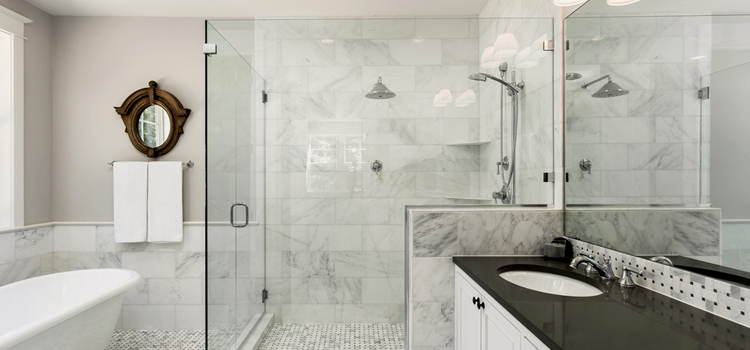 bathroom shower door installation in Millbrae